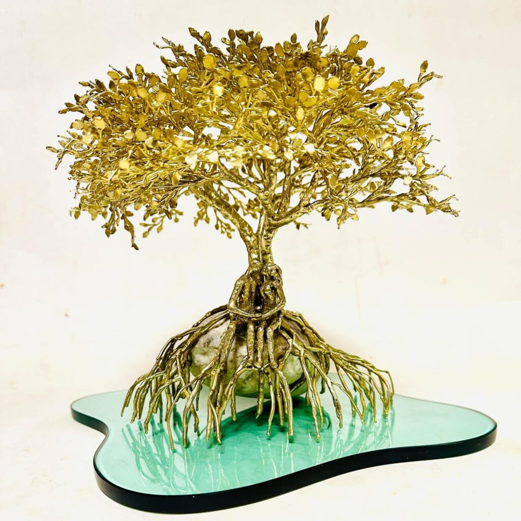 Precious Moment, welded brass